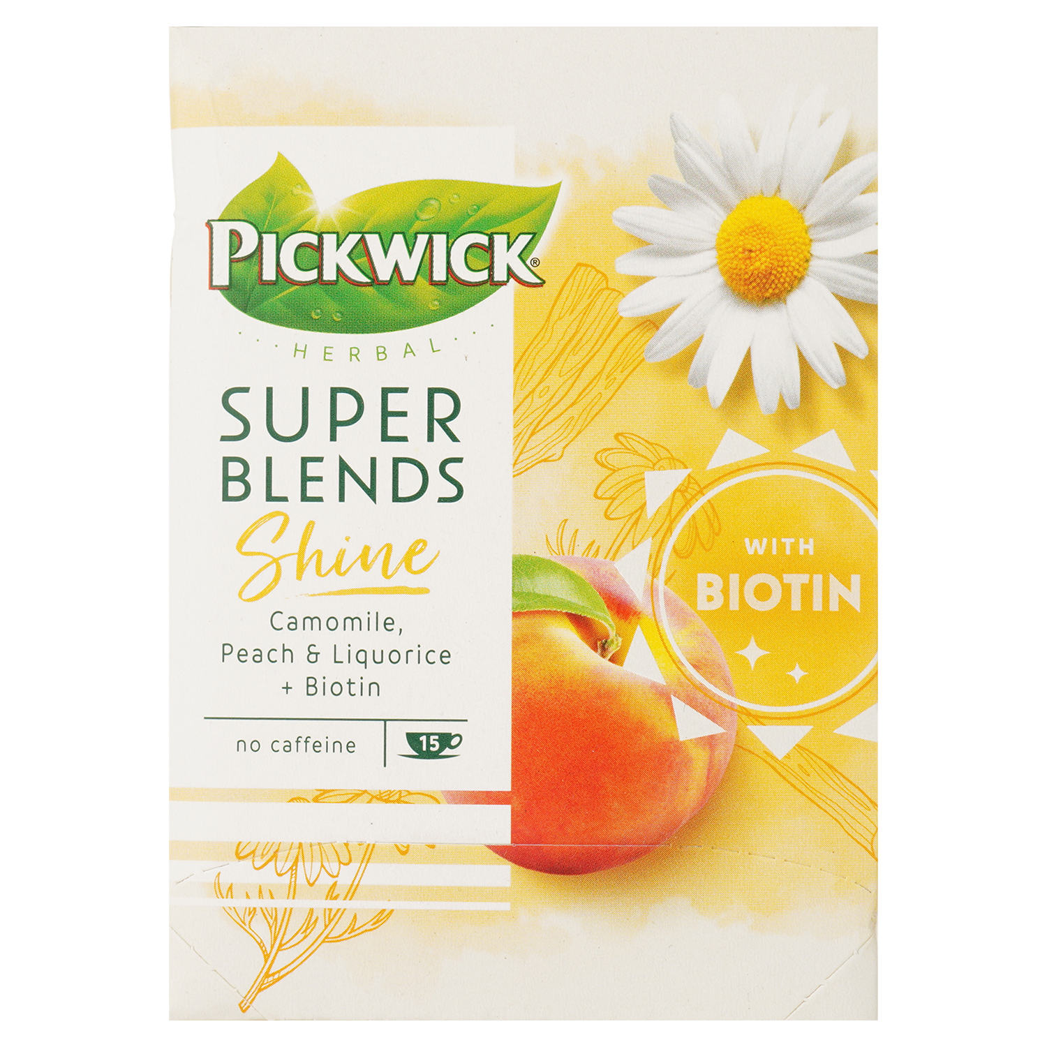 Чай травяной Pickwick Витаминный, ромашка, 22.5 г (15 шт. х 1.5 г) (907488) - фото 1