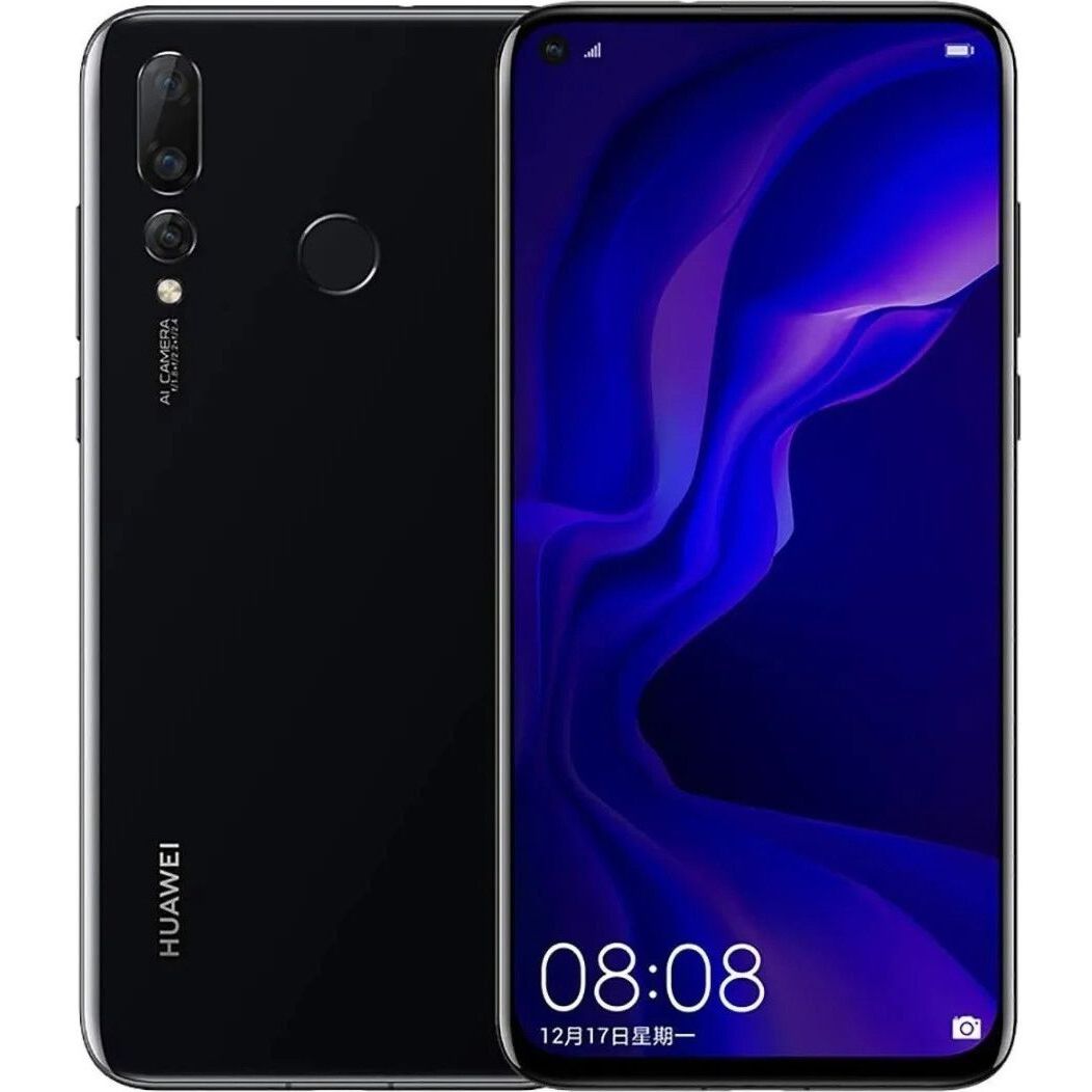 Смартфон Huawei Nova 4 6/128Gb Black - фото 1