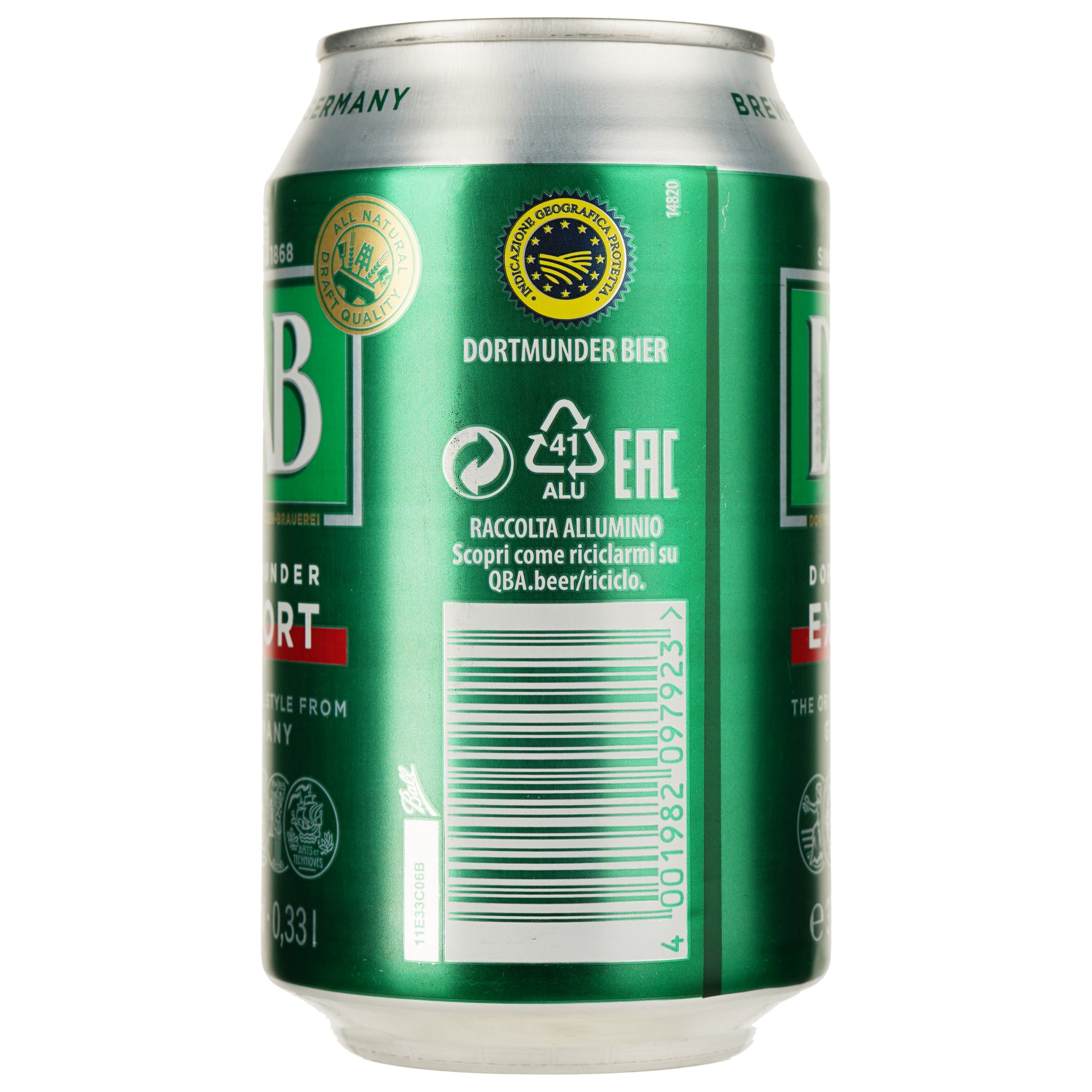 Пиво DAB Dortmunder Export світле 5% 0.33 л з/б - фото 2