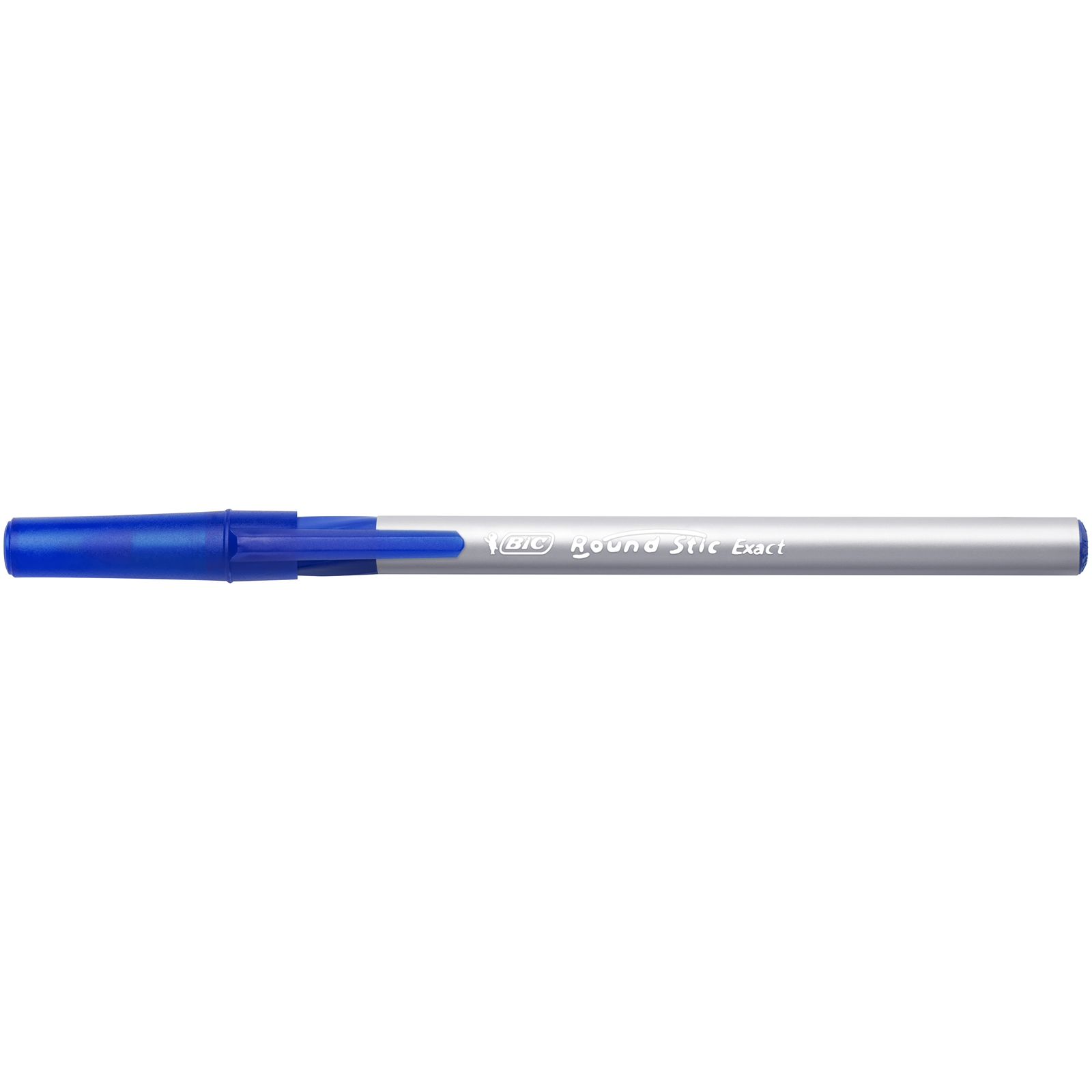 Ручка шариковая BIC Round Stic Exact, 0,36 мм, синий, 4 шт. (932857) - фото 4
