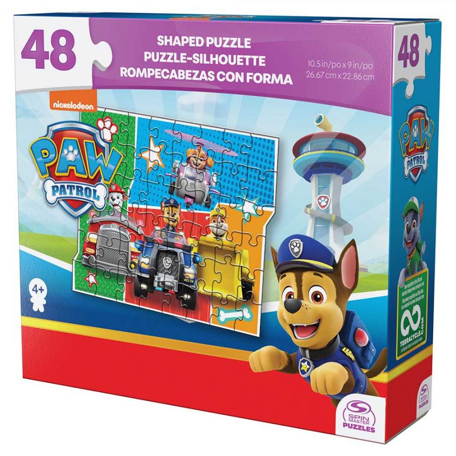 Пазл Paw Patrol Герої на автомобілях, фігурний, 48 елементів (SM98403/6067570-1) - фото 2