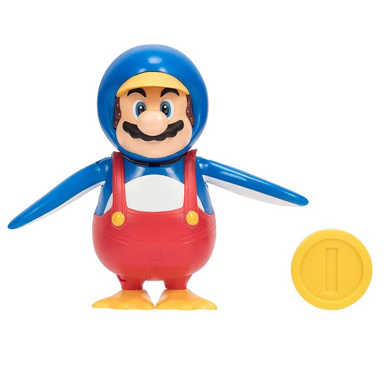 Ігрова фігурка Super Mario Маріо-пінгвін, з артикуляцією, 10 см (40824i) - фото 1