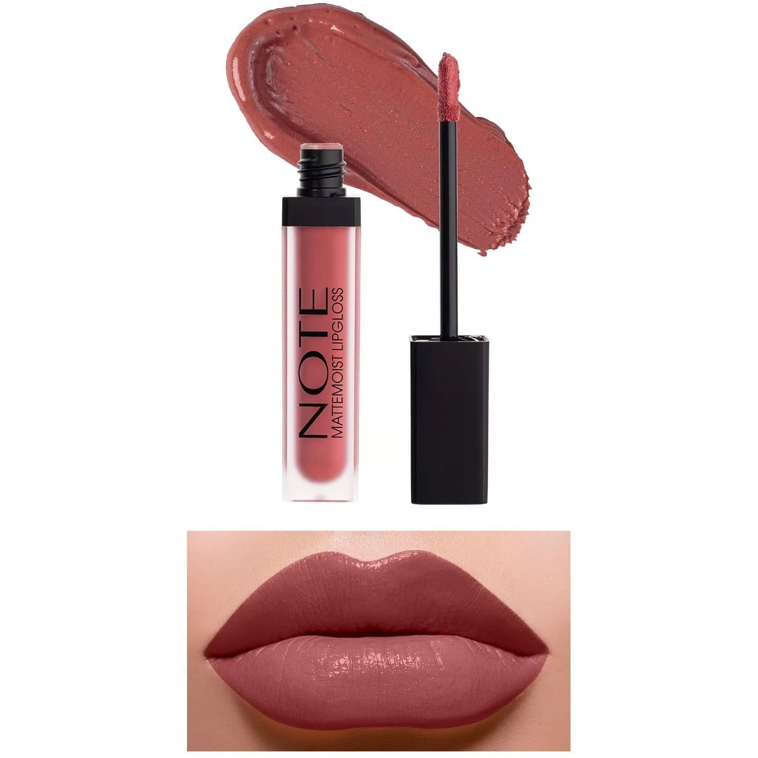 Матовий блиск для губ Note Cosmetique Mattemoist Lipgloss відтінок 409 (Angel) 6 мл - фото 3