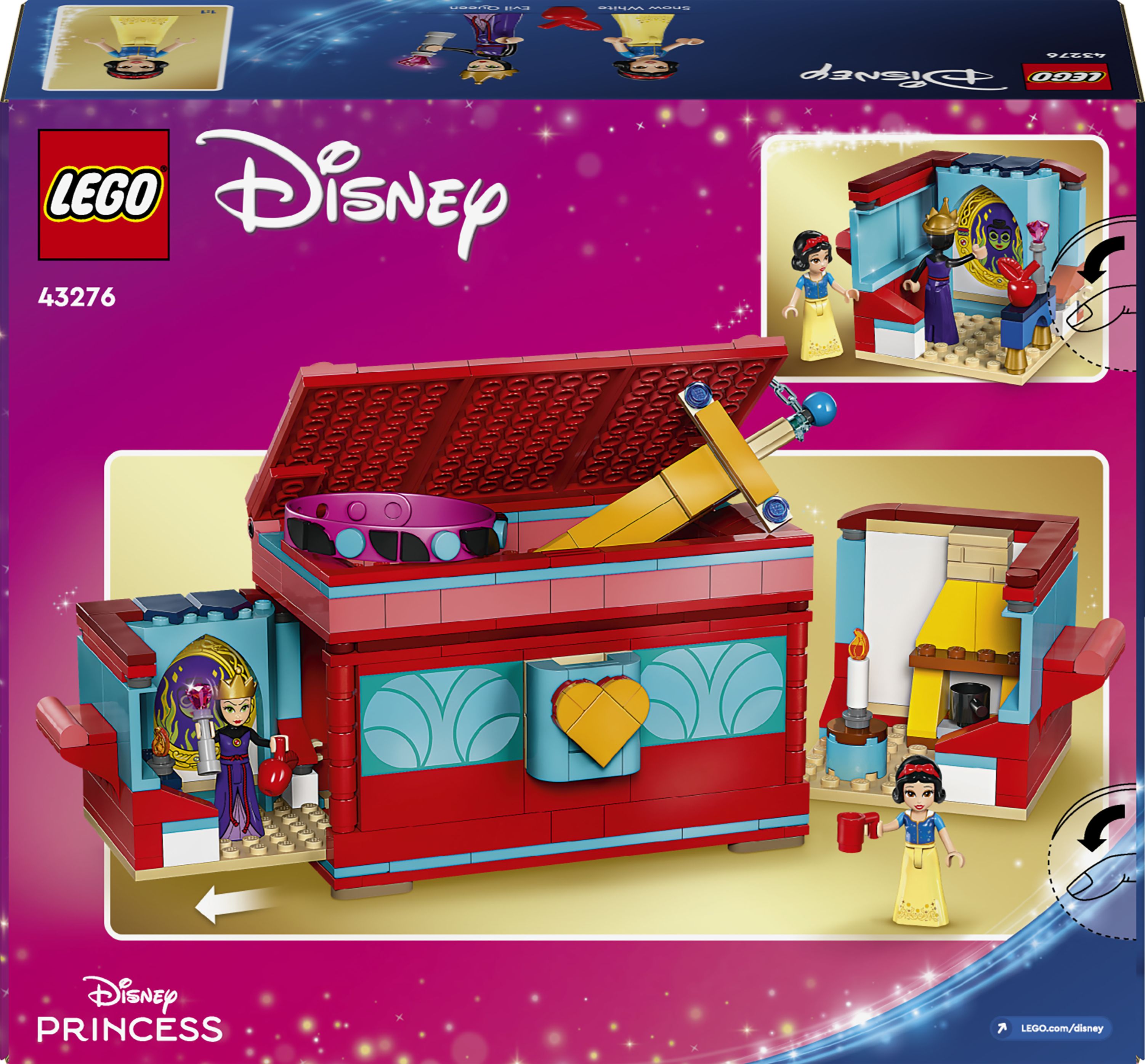 Конструктор LEGO Disney Princess Ящик для украшений Белоснежки 358 деталей (43276) - фото 2