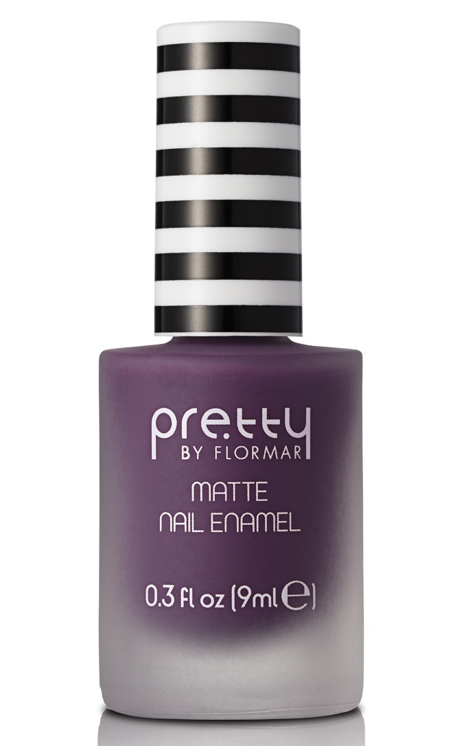 Лак для нігтів матовий Pretty Matte Nail Enamel, відтінок 007 (Purple), 9 мл (8000018545921) - фото 1