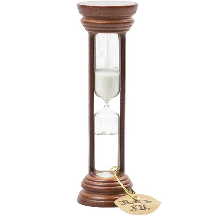 Песочные часы настольные Стеклоприбор 4-20, 10 минут, коричневые (300527) - фото 1