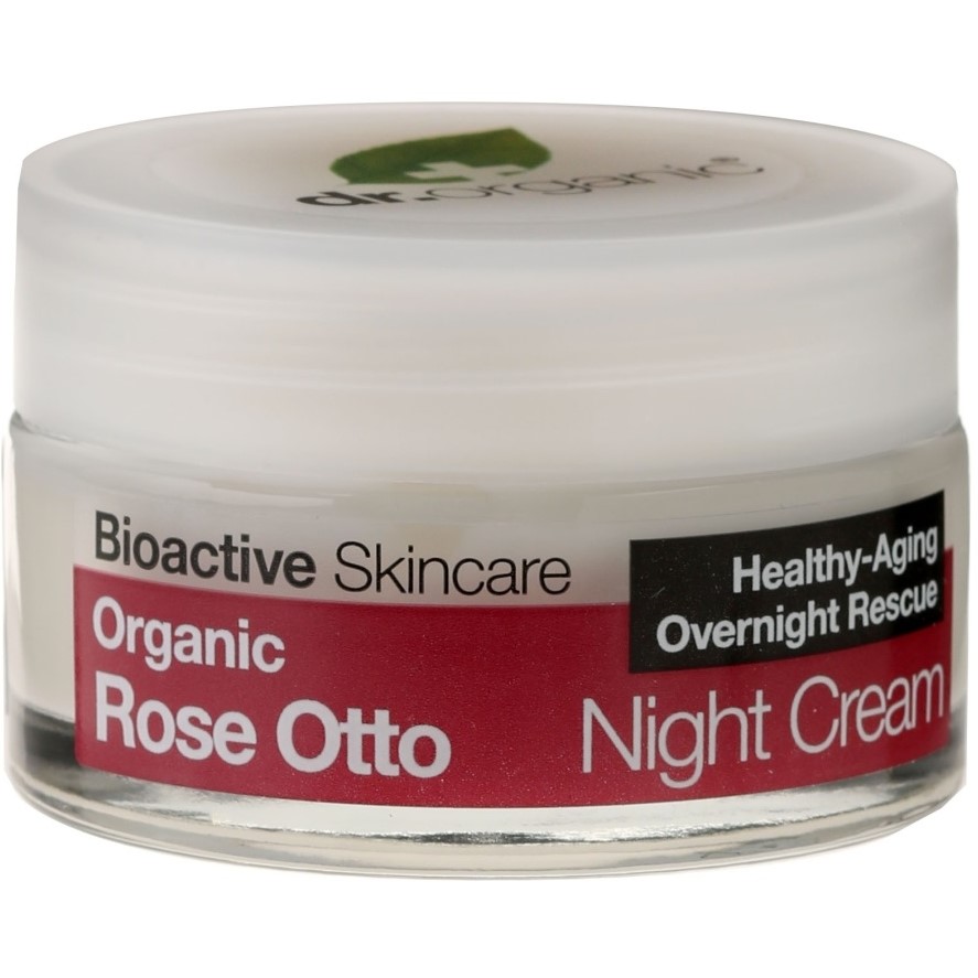 Крем для лица ночной Роза Dr. Organic Rose Night Cream 50 мл - фото 1