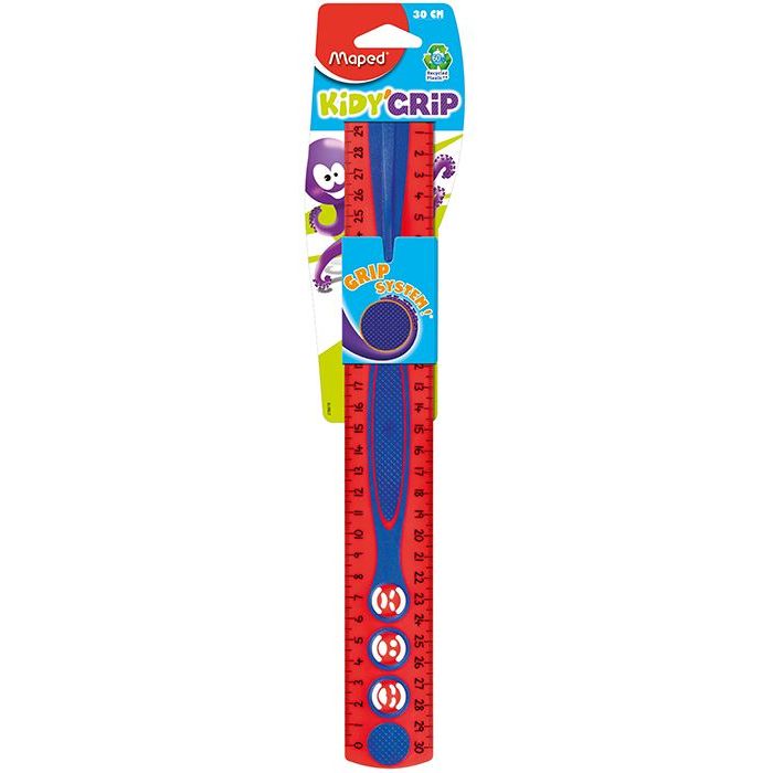 Лінійка Maped Kidy Grip з тримачем 30 см пластикова в асортименті (MP.278610) - фото 4
