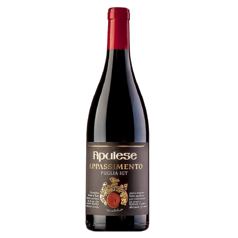 Вино Villalta Apulese Appassimento, червоне, сухе, 14,5%, 0,75 л - фото 1