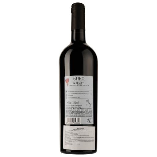 Вино Gufo Merlot, красное, сухое, 0,75 л - фото 2