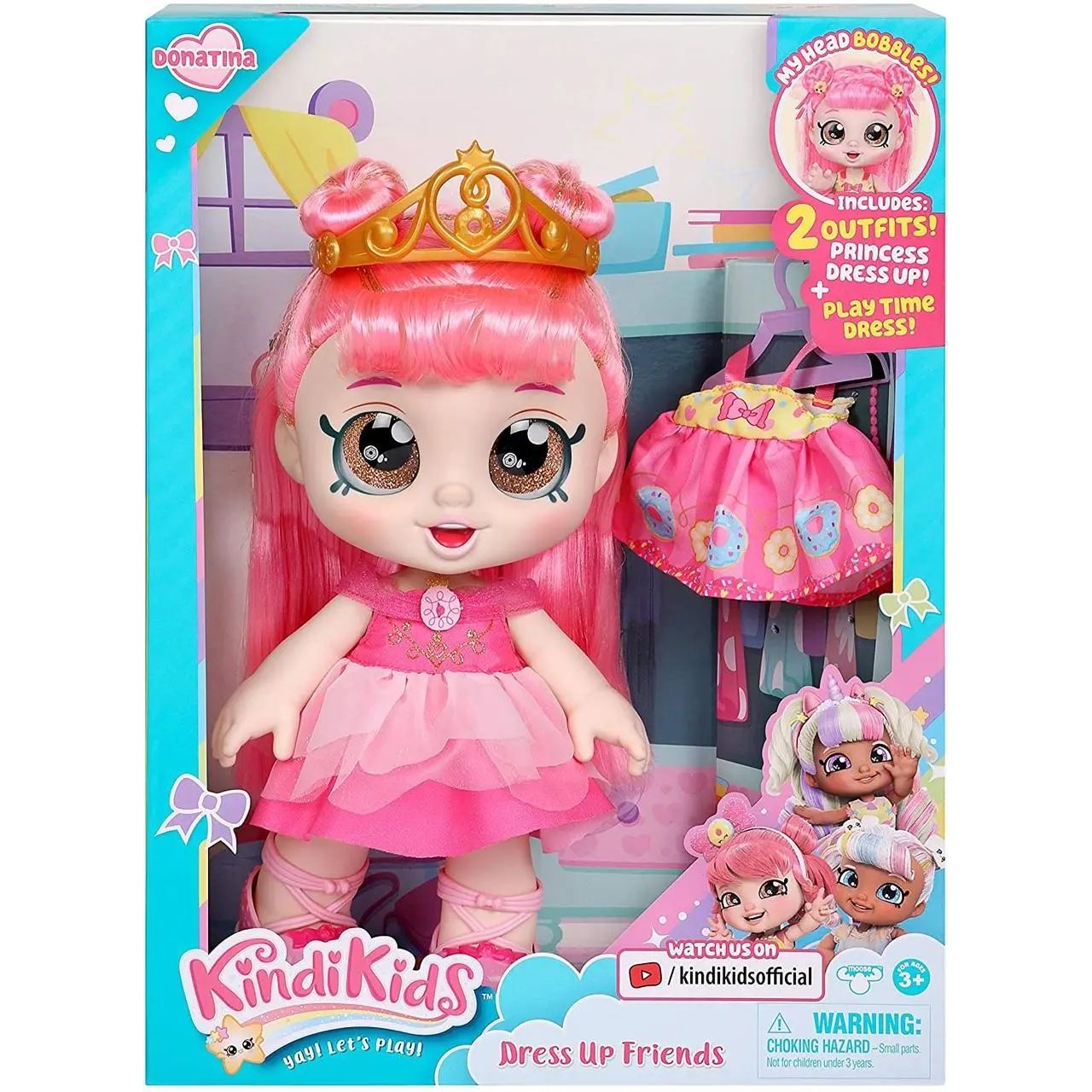 Лялька Kindi Kids Dress Up Friends Принцеса Донатіна (50065) - фото 2