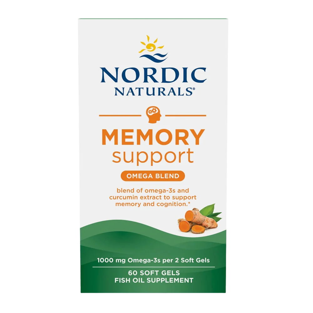 Омега с куркумином Nordic Naturals Memory Support Omega Blend 60 капсул - фото 2