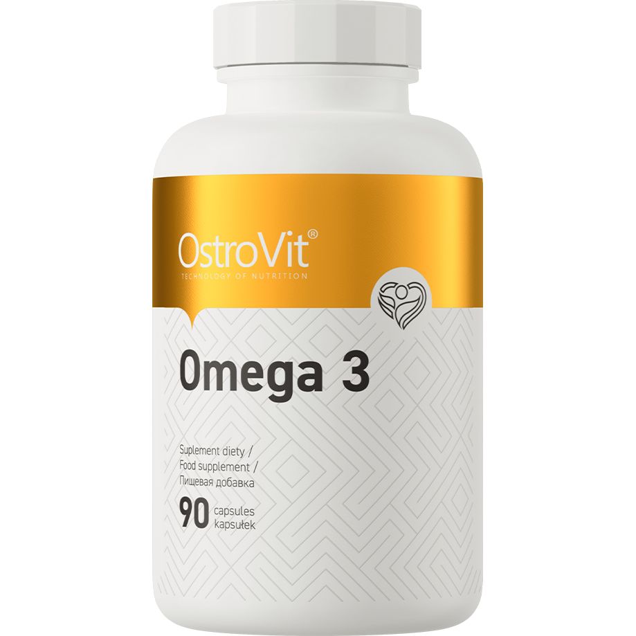 Жирні кислоти OstroVit Omega 3 90 капсул - фото 1