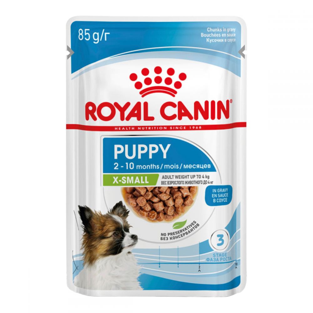 Вологий корм для цуценят Royal Canin Puppy X-Small для дрібних порід, 85 г (1593001) - фото 1