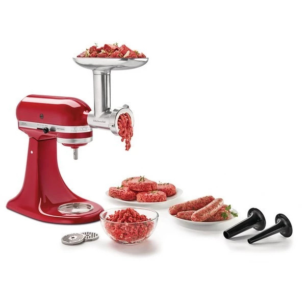 Насадка-м'ясорубка KitchenAid з нержавіючої сталі (5KSMMGA) - фото 4