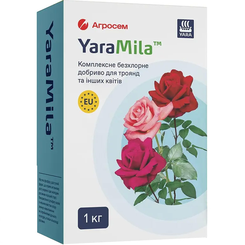 Комплексне безхлорне добриво YaraMila для троянд та інших квітів 1 кг (10509218) - фото 1