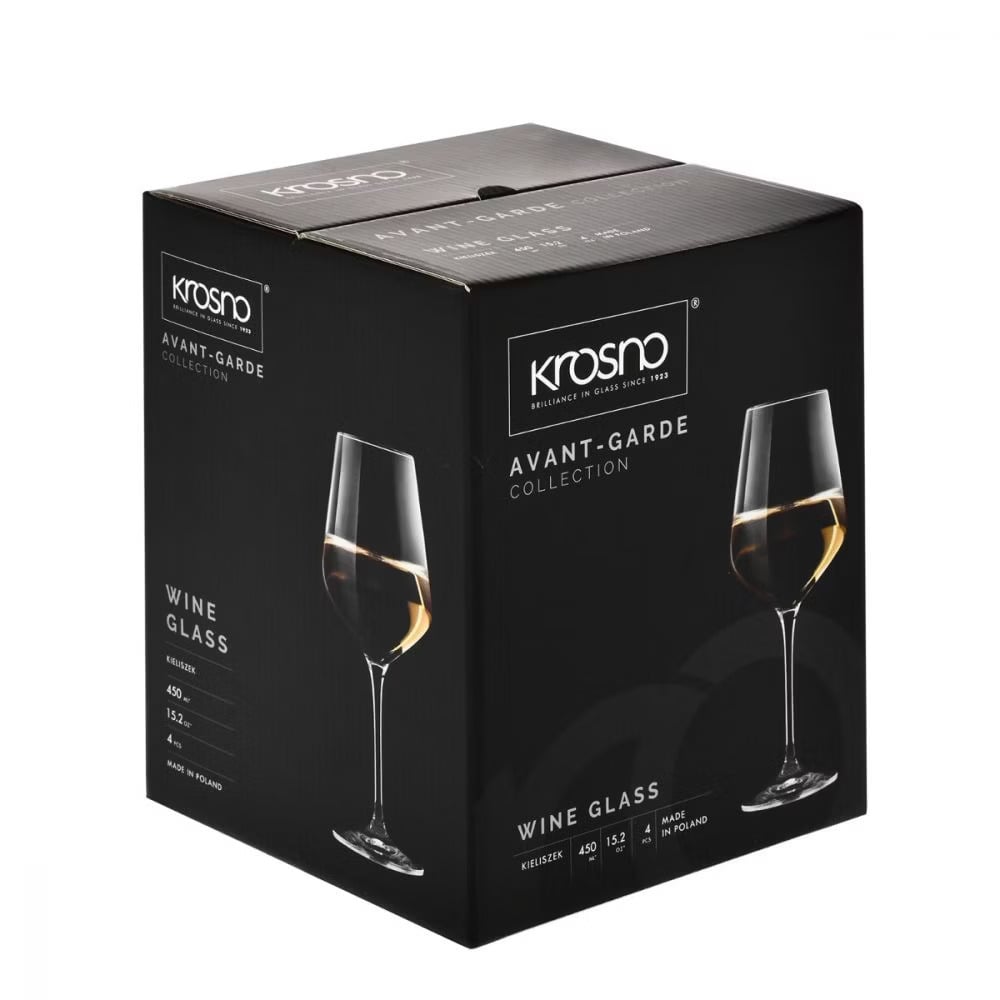 Набор бокалов для белого вина Krosno Avant-Garde, 390 мл, 4 шт. (909738) - фото 3