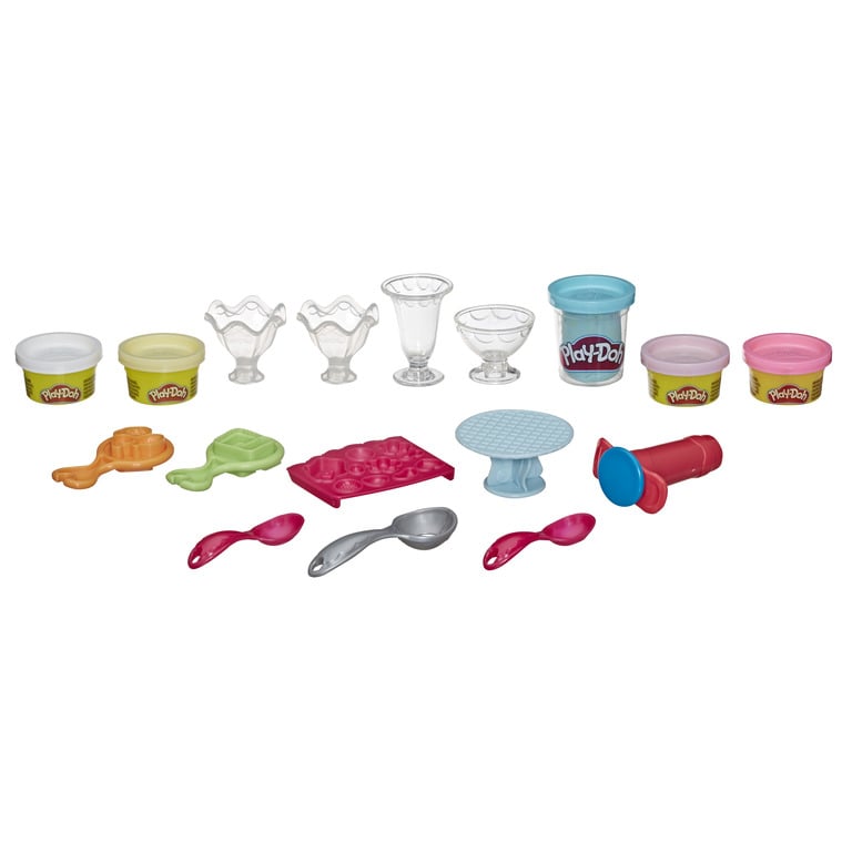 Ігровий набір для ліплення Hasbro Play-Doh Кухонне приладдя Scoops’n Sundaes Set (E7275) - фото 2