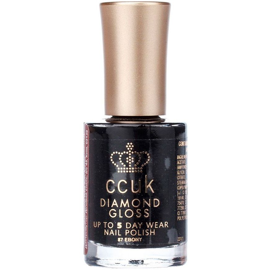 Лак для нігтів Constance Carroll Diamond Gloss відтінок 087 (Ebony) 10 мл - фото 1