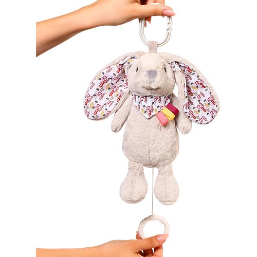 Детская игрушка BabyOno Кролик Милли музыкальная 13х29 см (2179421572) - фото 4