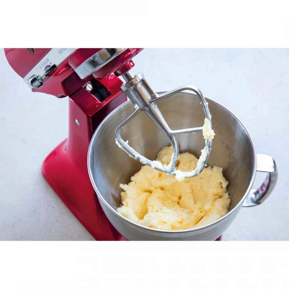 Насадка-лопатка KitchenAid для чаші 4.8л, 4.7л, 4.3л, 3л нержавіюча сталь (5KSM5THFBSS) - фото 2