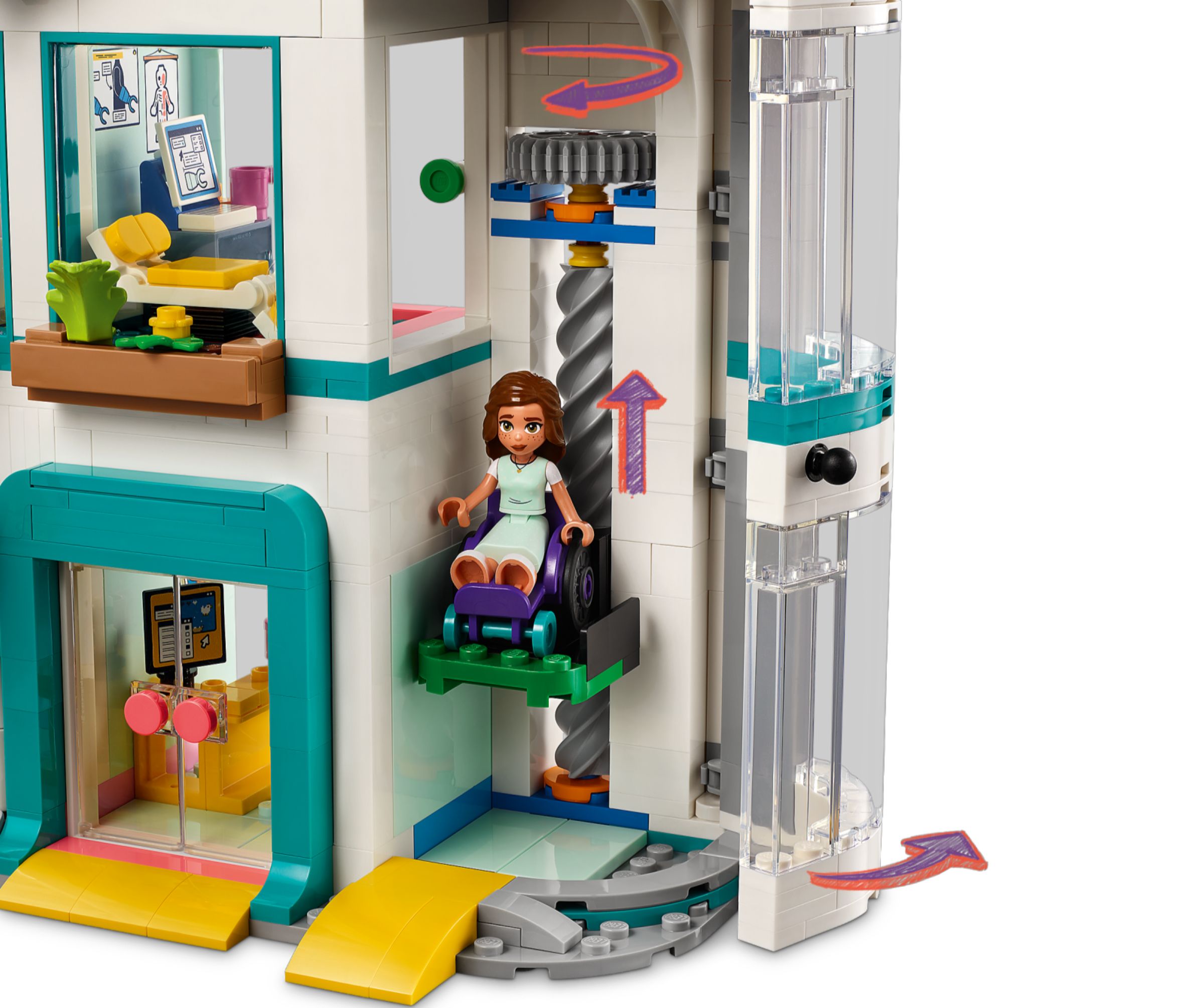 Конструктор LEGO Friends Лікарня в Хартлейк-Сіті 1045 деталі (42621) - фото 8