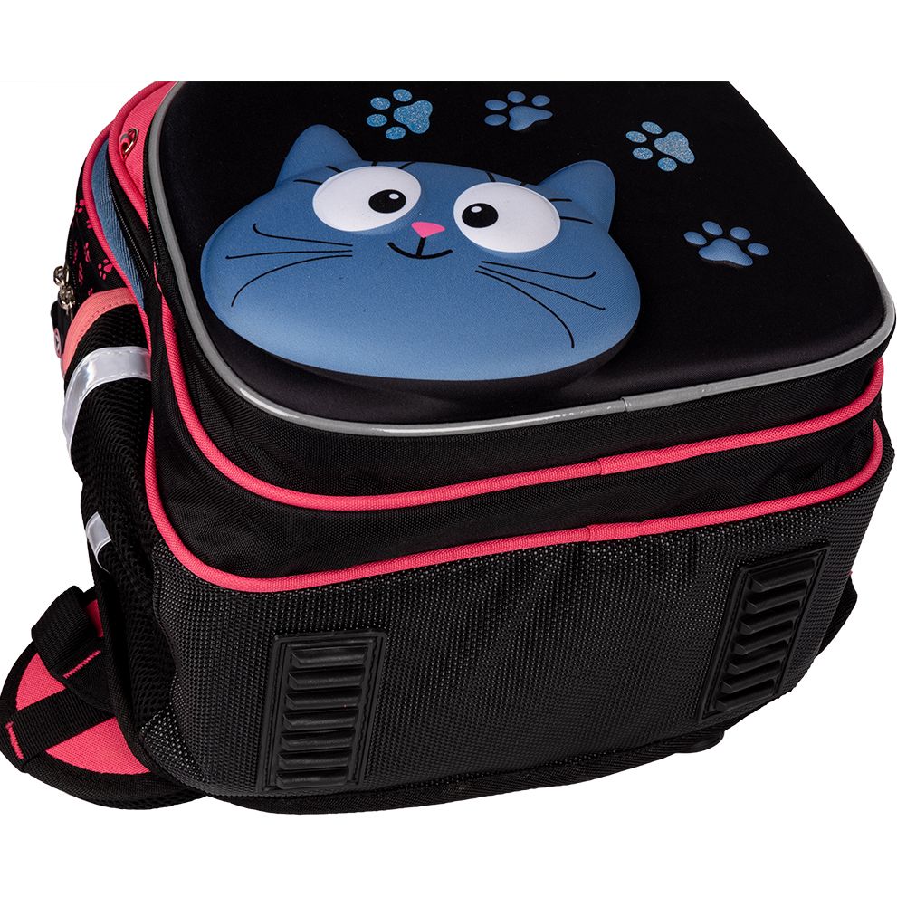 Рюкзак Yes S-58 Meow, черный с розовым. (558004) - фото 7