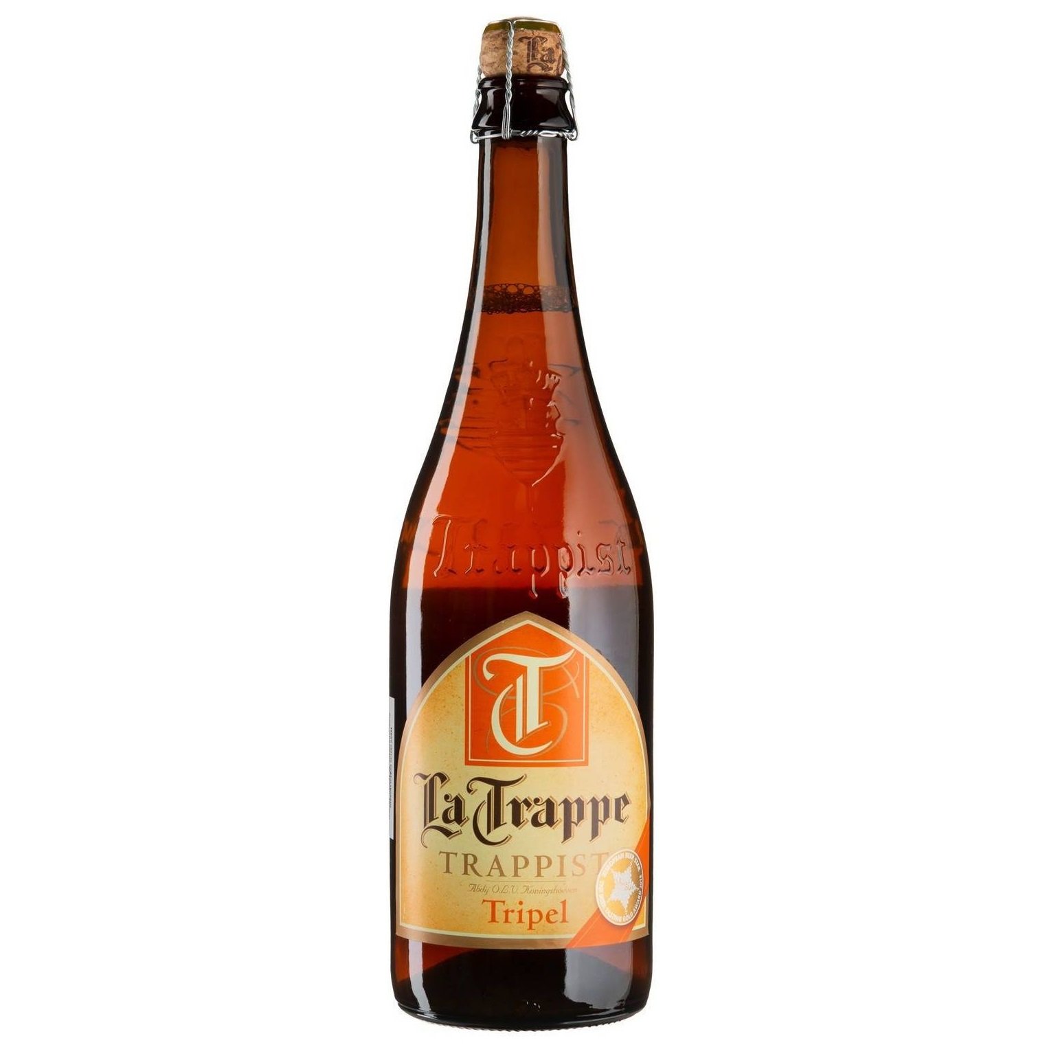 Пиво La Trappe Tripel, світле, нефільтроване, 8%, 0,75 л (41880) - фото 1