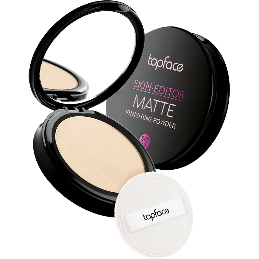 Пудра компактна TopFace Skin Editor Matte Finishing Powder PT263 відтінок 03, 10 г - фото 1