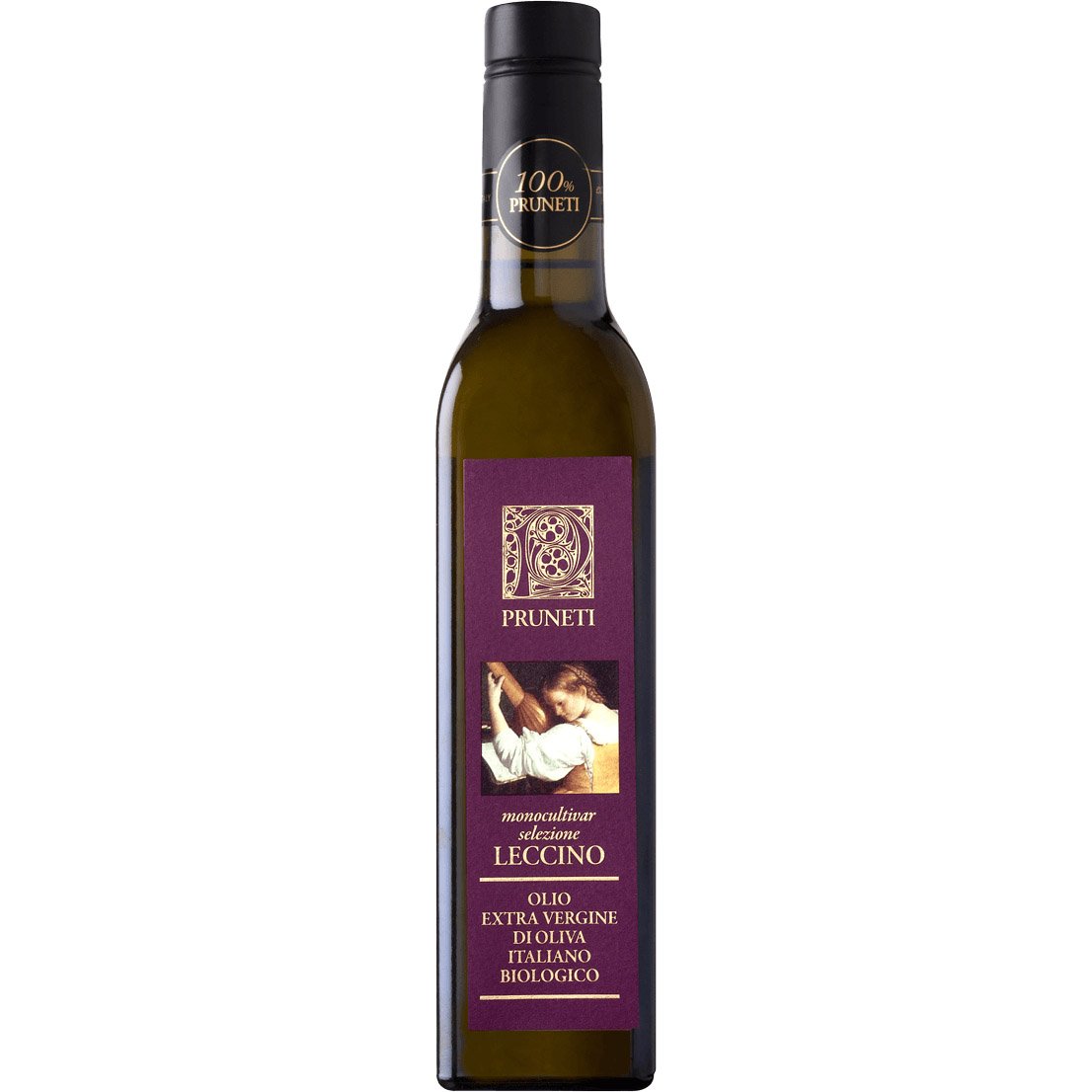 Масло оливковое Pruneti Leccino Extra Virgin моносортовое органическое 0.5 л - фото 1