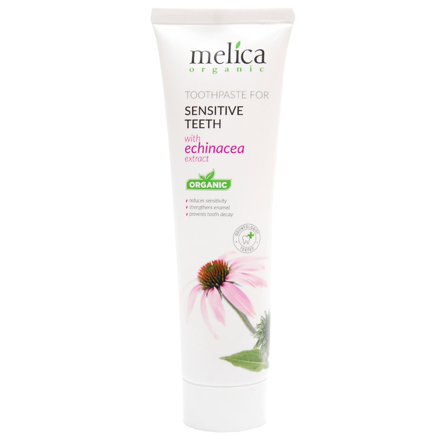 Зубная паста Melica Organic With Echinacea extract 100 мл - фото 1
