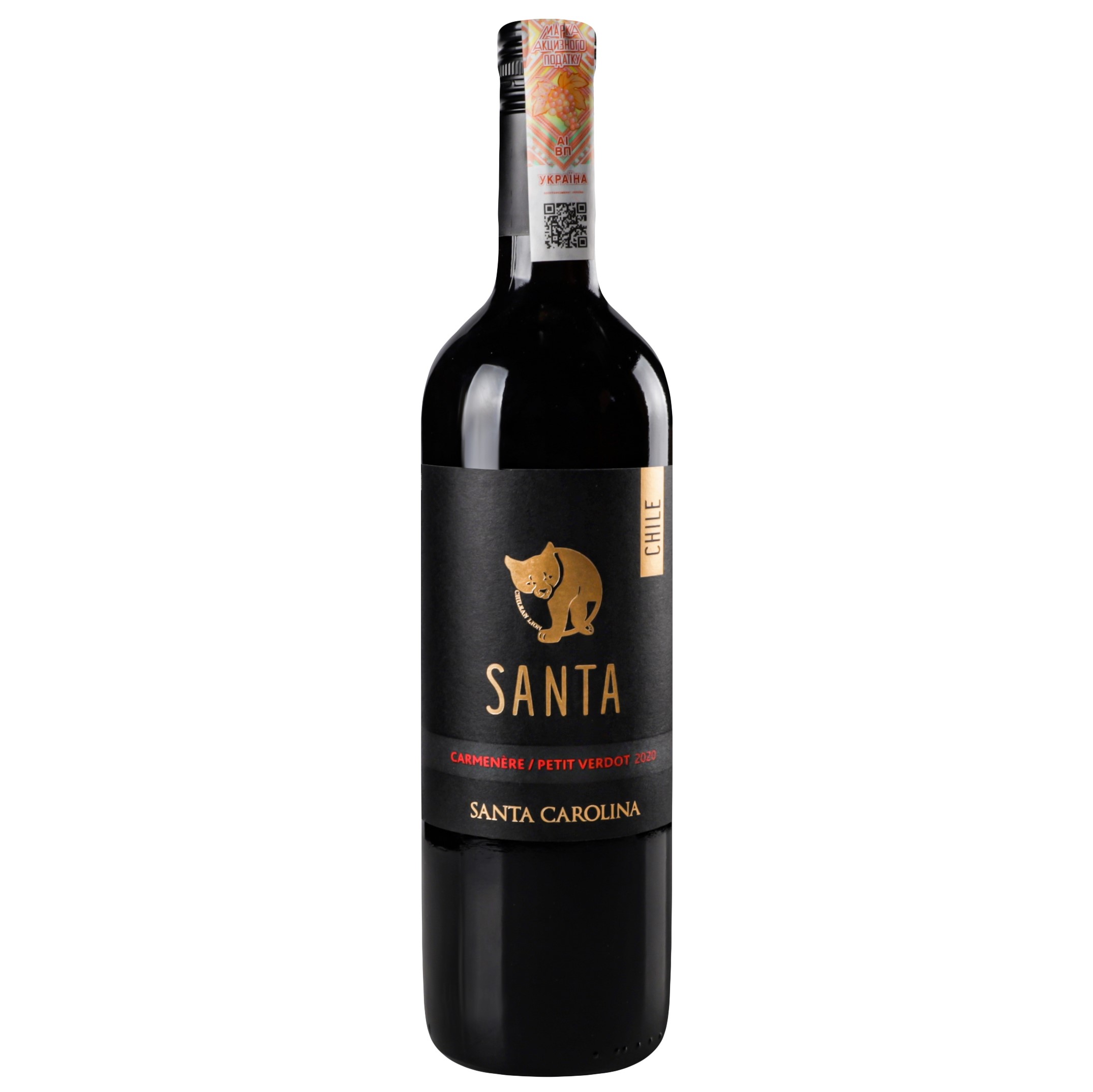 Вино Santa Carolina Carmenere/Petit Verdot, 13%, 0,75 л - фото 1