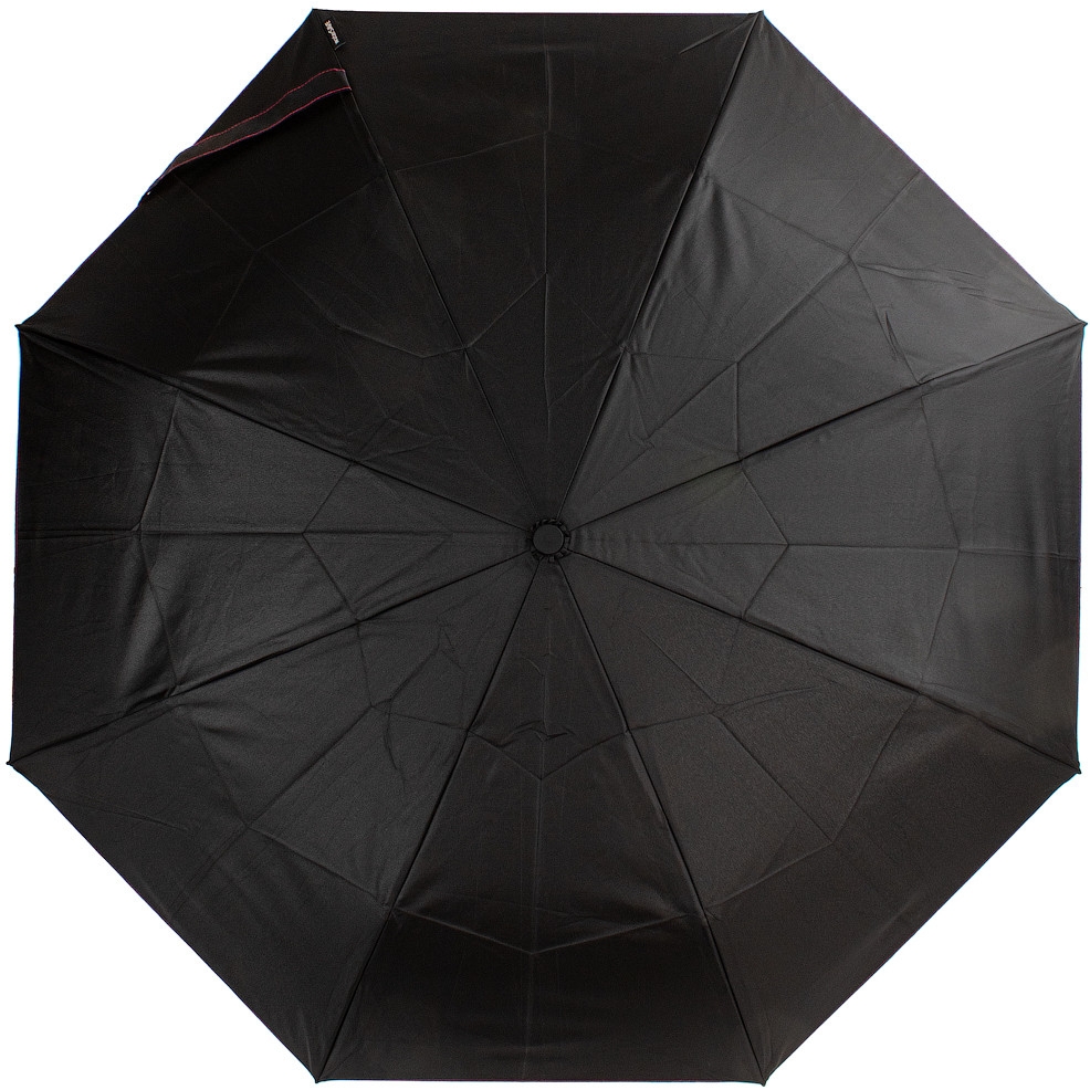 Жіноча складана парасолька напівавтомат Fare чорна - фото 1