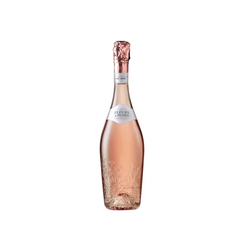 Ігристе вино Les Grands Chais Fleurs De Prairie Sparkling Brut Rose, рожеве, брют, 12%, 0,75 л - фото 1