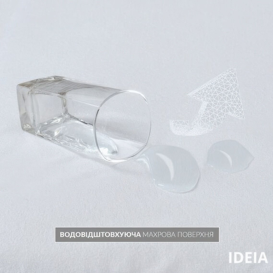 Наматрасник Ideia Aqua-Stop с бортом 160х200х23 см белый (8-11730) - фото 6