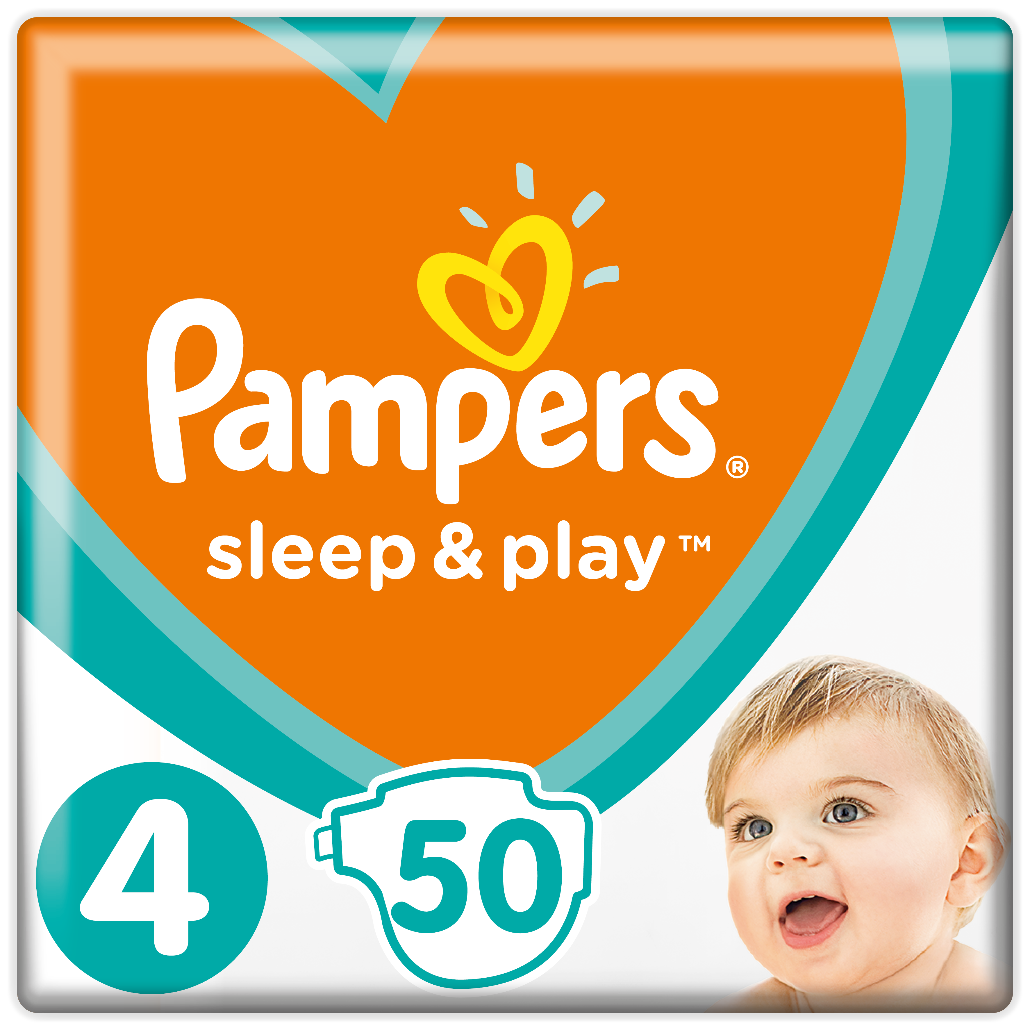 Подгузники Pampers Sleep&Play 4 (9-14 кг), 50 шт. - фото 1