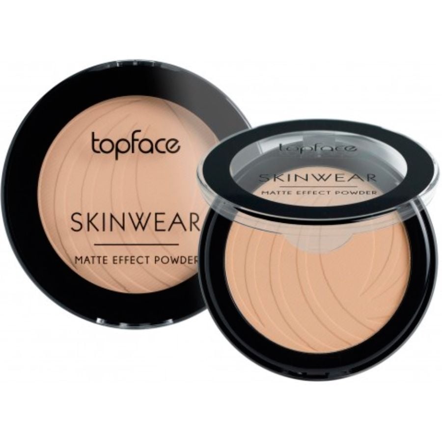 Пудра компактная TopFace Skin Wear Matte Effect Powder PT265 тон 05, 10 г - фото 1