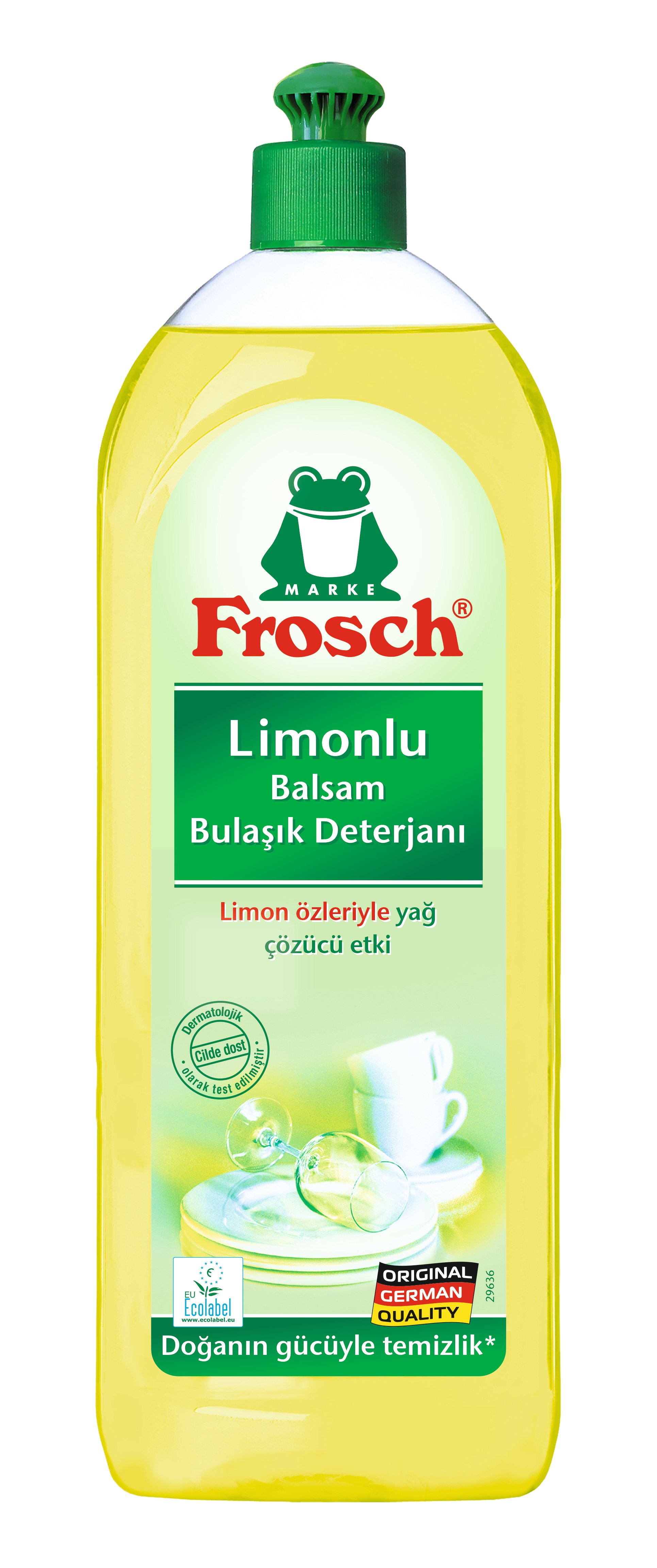 Фото - Ручное мытье посуды Frosch Бальзам для миття посуду  Лимон, 750 ml 