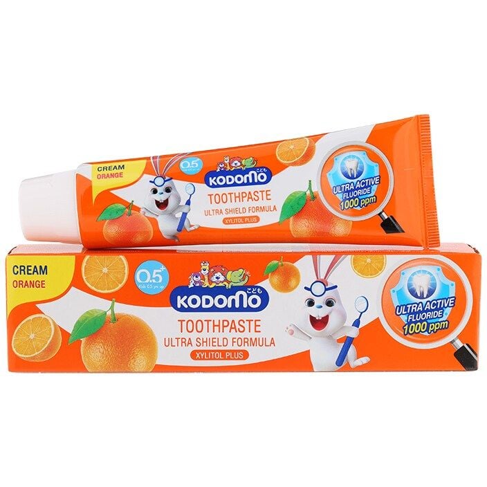 Детская зубная крем-паста Kodomo Ultra Shield Апельсин, 65 г - фото 2