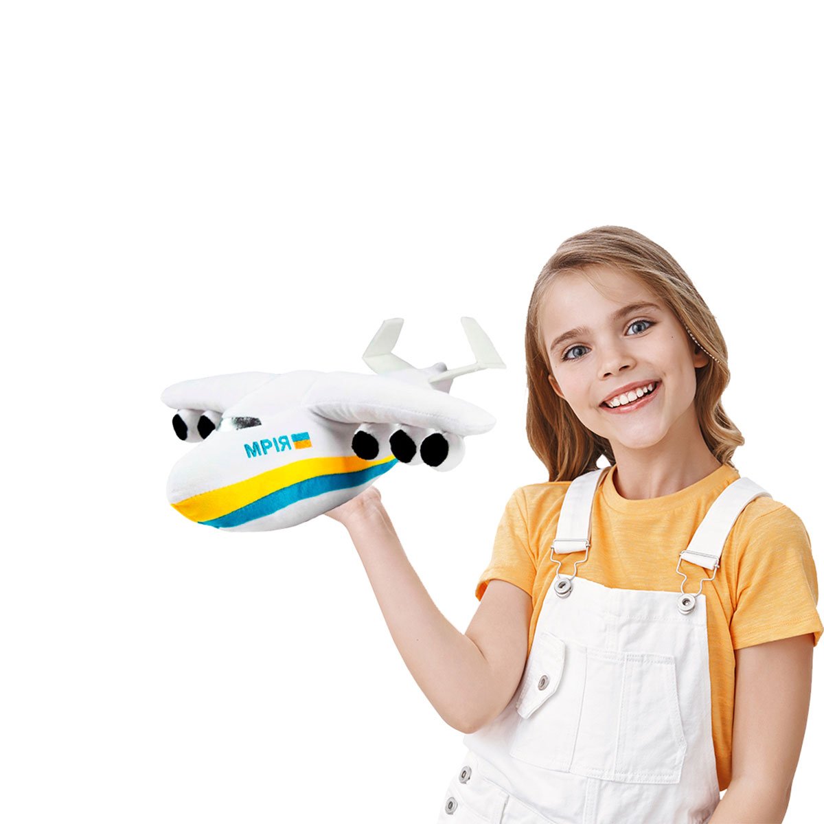 М’яка іграшка Копиця Все буде Україна Літак Мрія 01, 41 см (00970-51) - фото 4