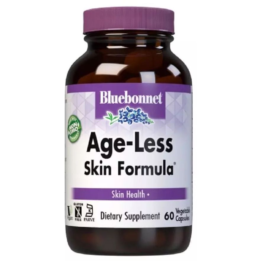 Комплекс для омоложения кожи Bluebonnet Nutrition Age-Less Skin Formula 60 вегетарианских капсул - фото 1