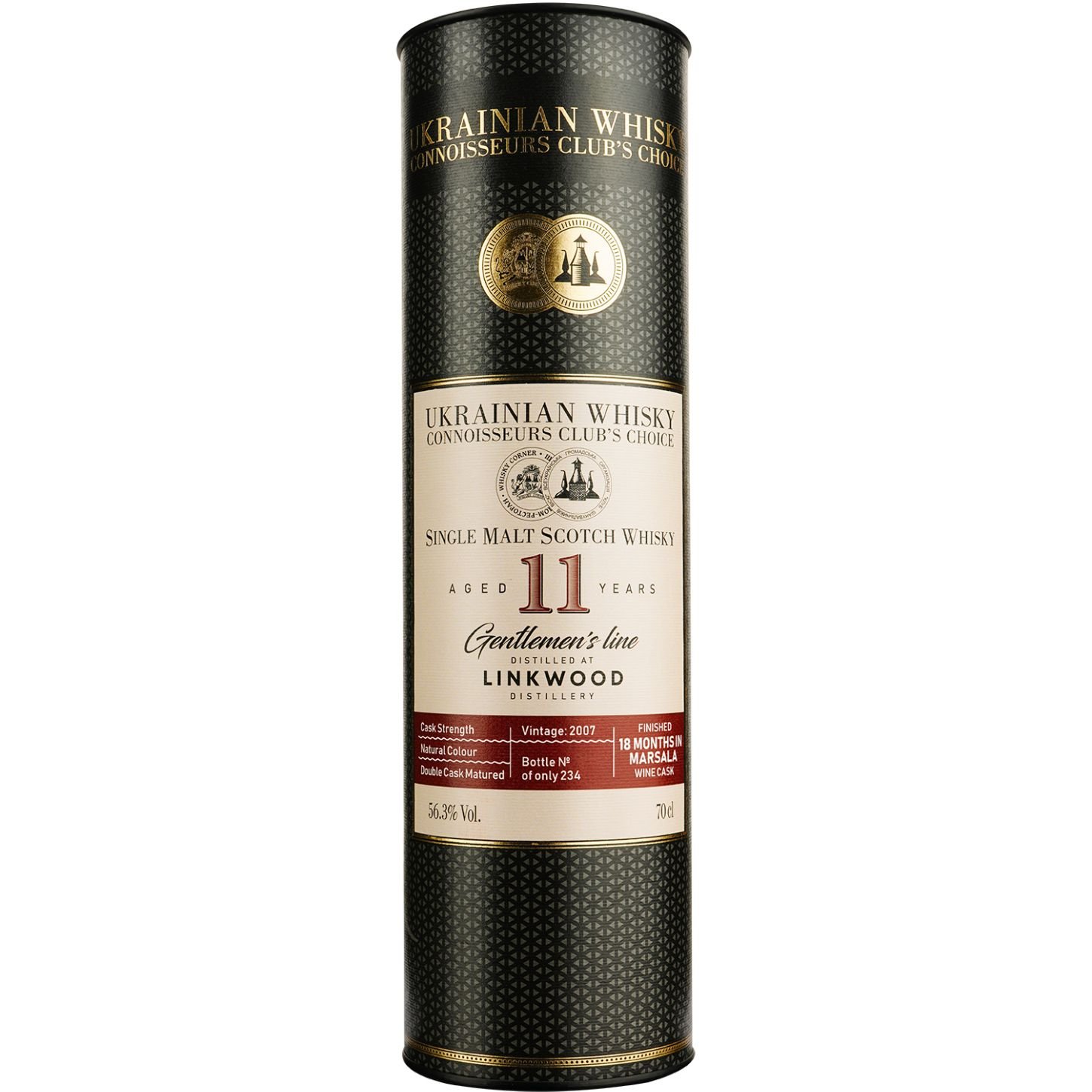 Виски Linkwood 11 Years Old Marsala Single Malt Scotch Whisky, в подарочной упаковке, 56,3%, 0,7 л - фото 3