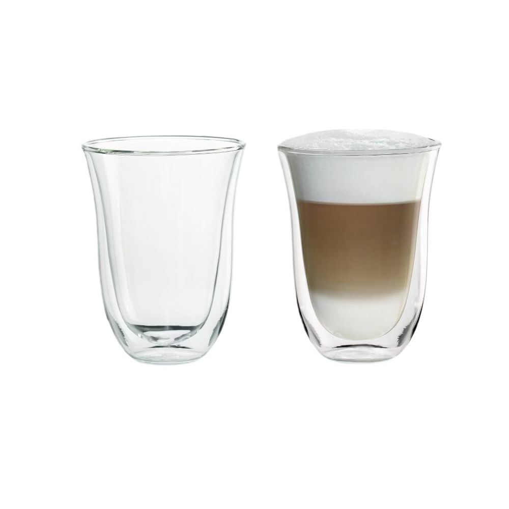 Набор стаканов DeLonghi Latte Macchiato 220 мл 2 шт. (5513284171/5513214611) - фото 2