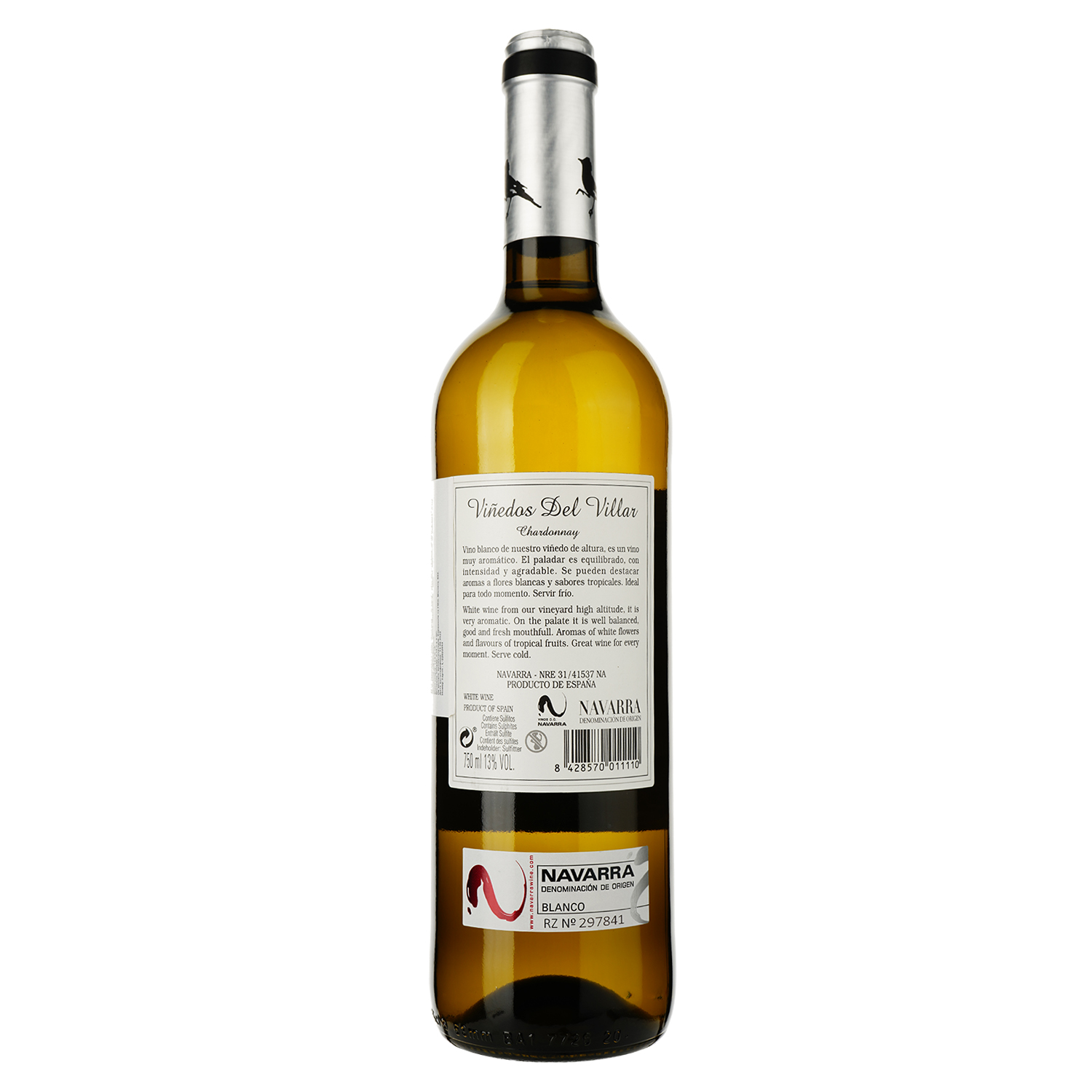 Вино Castillo de Monjardin Vinedas Del Villar Chardonnay, белое, сухое, 0,75 л - фото 2