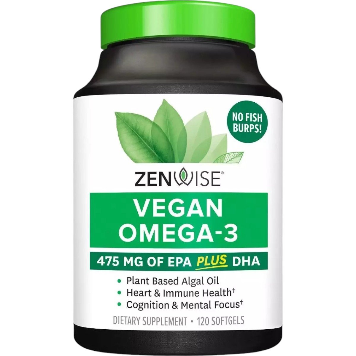 Омега-3 для веганів Zenwise Vegan Omega-3 120 гелевих капсул - фото 1