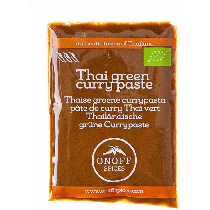 Паста Onoff Spices Каррі зелена Тайська органічна 50 г - фото 1