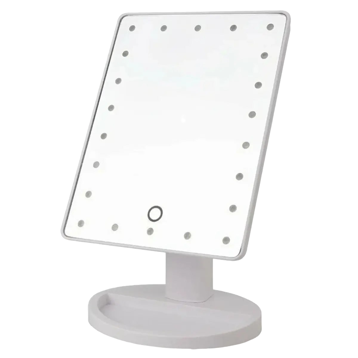 Настольное зеркало для макияжа Supretto с подсветкой, белый (7923) - фото 1