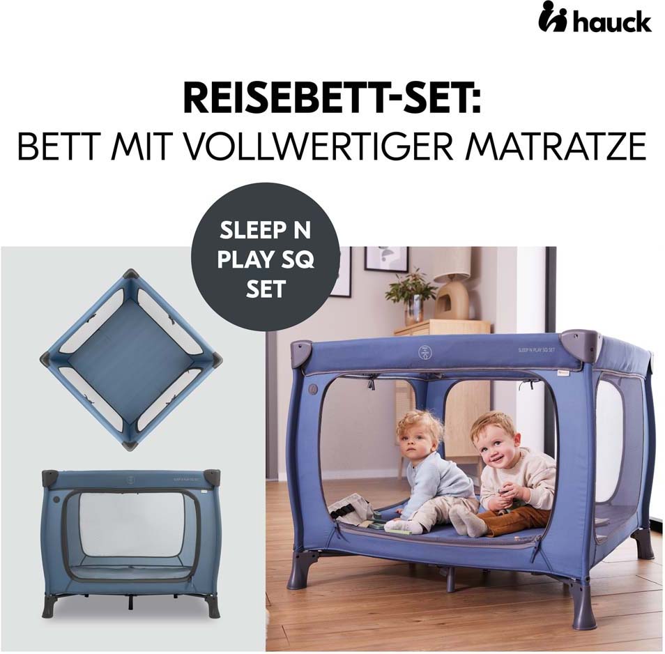 Дитячий манеж Hauck Sleep N Play SQ Dark Blue - фото 8