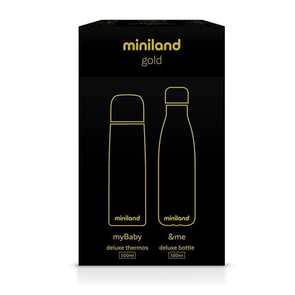 Набор Miniland Mybaby&Me Gold, золотистый, 2 предмета (89259) - фото 5