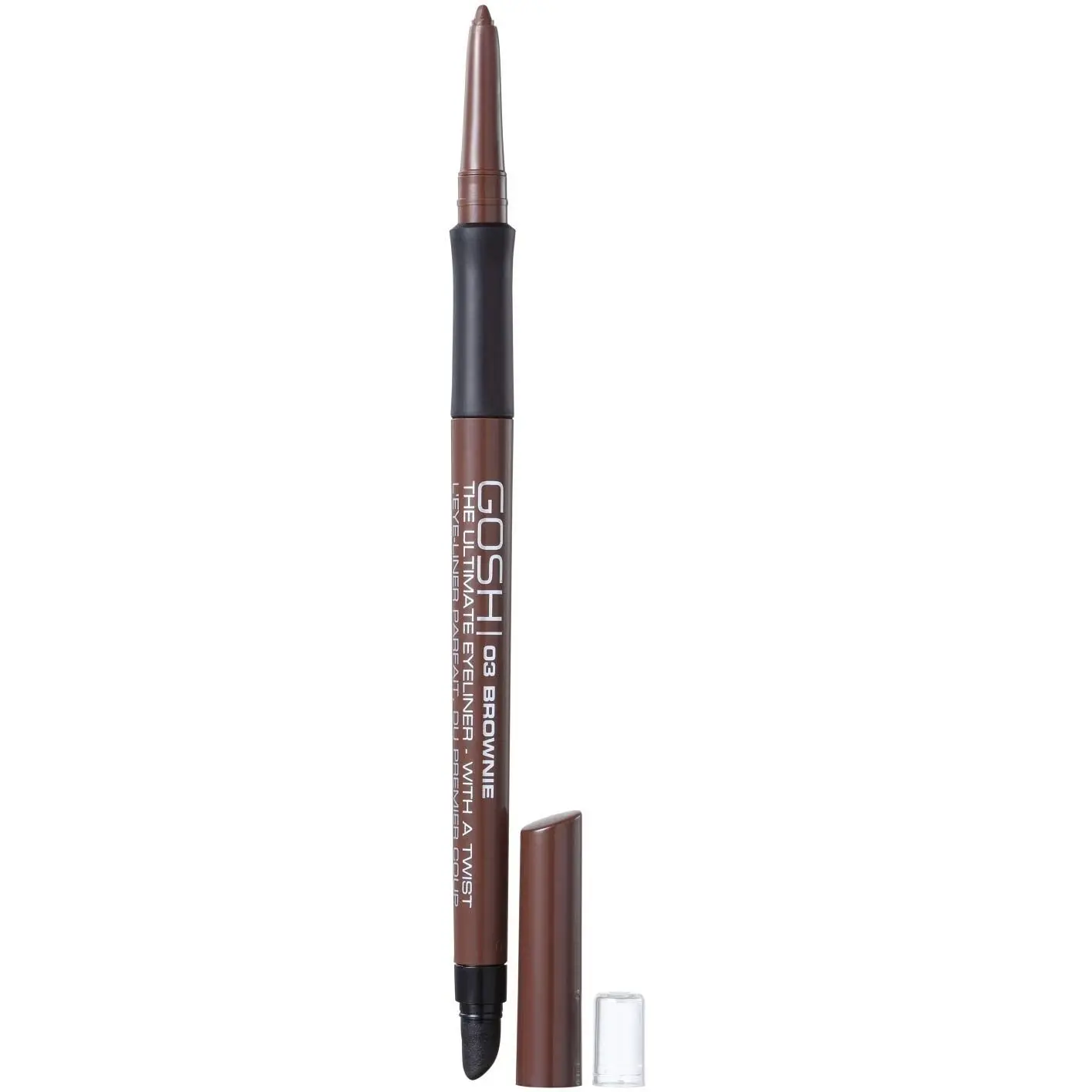 Карандаш для глаз Gosh Ultimate Eyeliner With A Twist тон 03 (Brownie) 0.4 г - фото 1